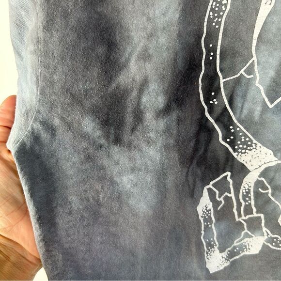 Loner Gray Peace Sign Tie-Dye T-Shirt - Picture 7 of 7